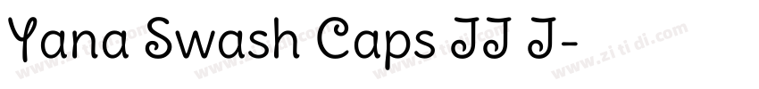Yana Swash Caps II I字体转换 Yana Swash Caps II I字体转换